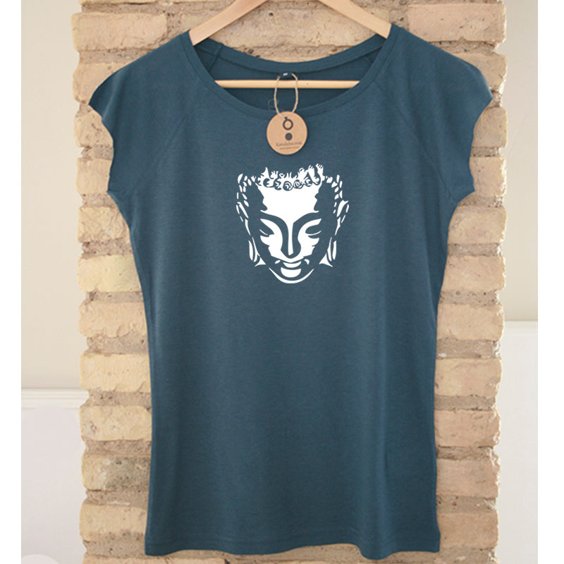 Camiseta ecológica yoga mujer Buddha