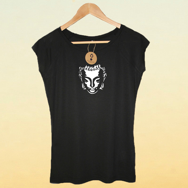 Camiseta ecológica yoga mujer Buddha