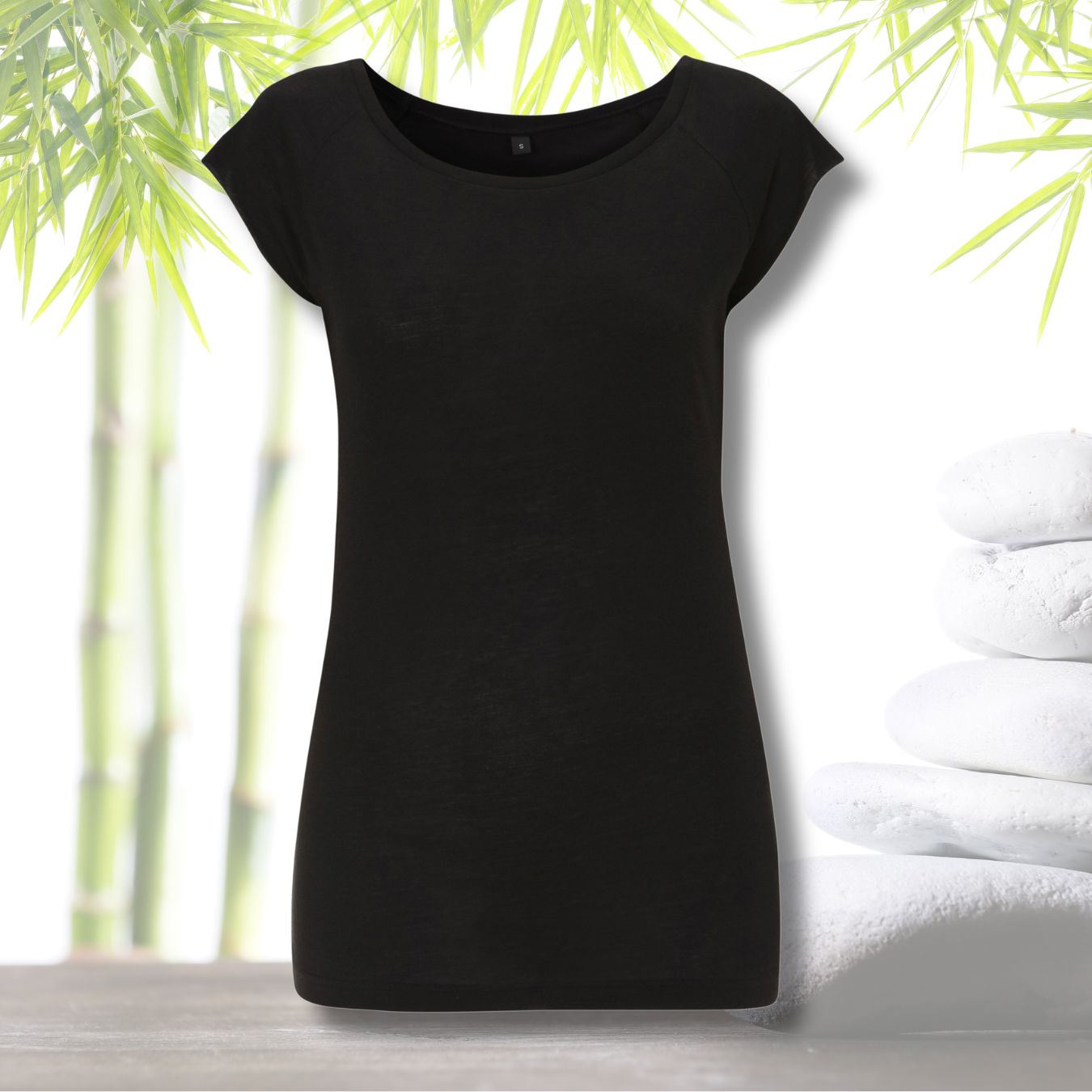 Camiseta ecológica básica chica, tejido de fibra de bambú y algodón  orgánico. – Kanaluha
