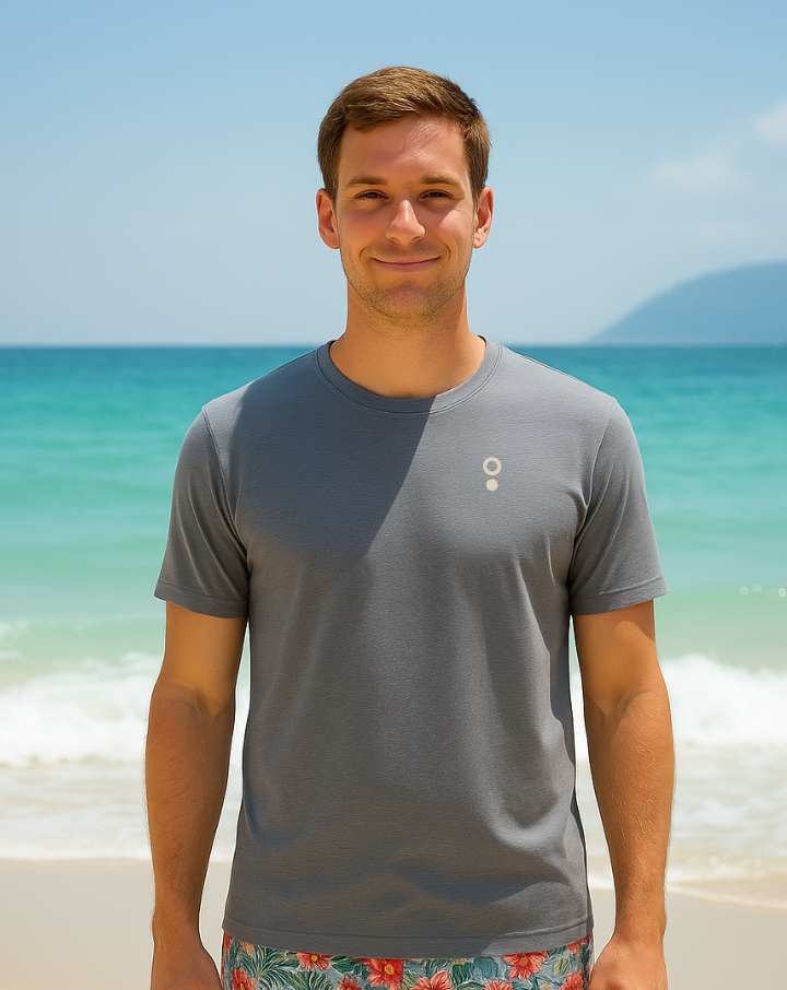 Camiseta de bambú Kanaluha JUST SURF