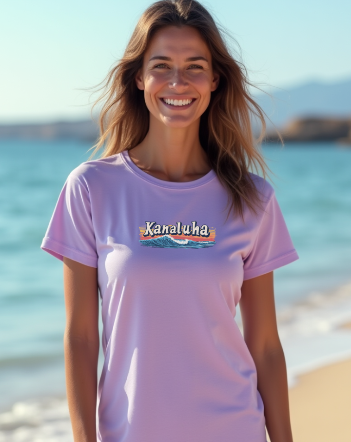 Camiseta de bambú mujer Kanaluha KARIBA