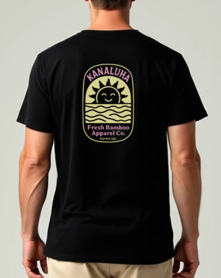 Camiseta sostenible Sunny Pink – Kanaluha1