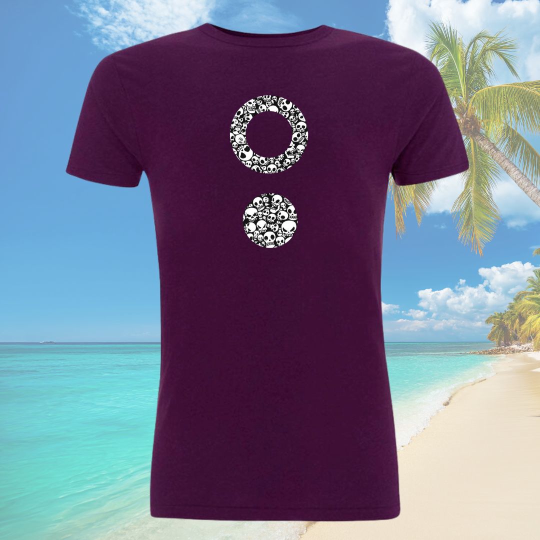 Camiseta bambú chico Skulls