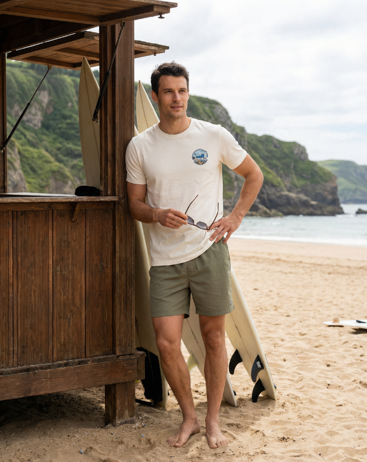 Camiseta Surf North Coast de bambú — ligera, fresca y hecha para moverte