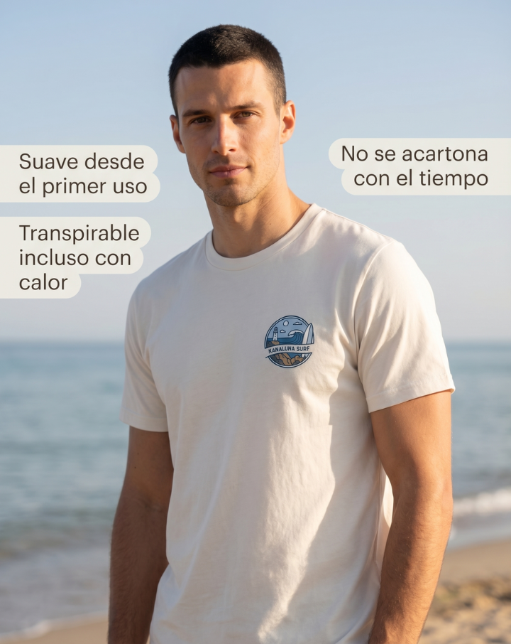 Camiseta Surf North Coast de bambú — ligera, fresca y hecha para moverte