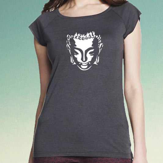 Camiseta ecológica yoga mujer Buddha