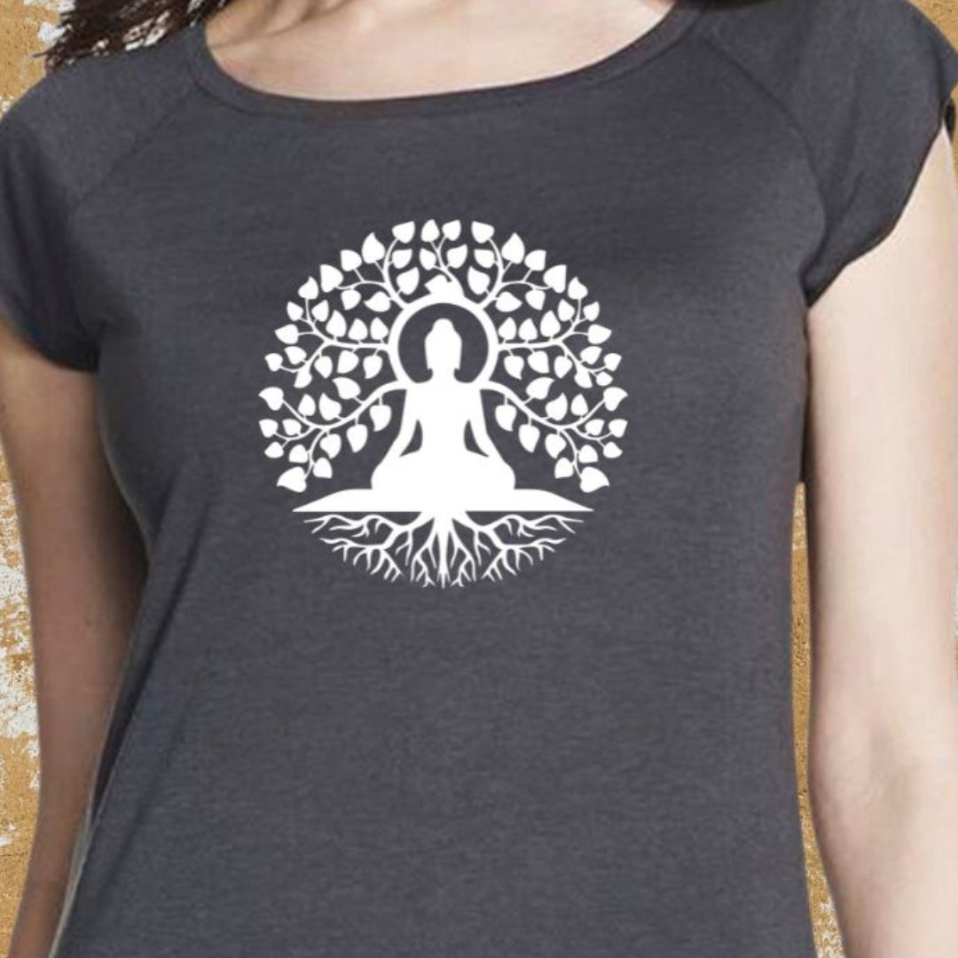 Camiseta Yoga ecológica Mayiro, tejido de fibra de bambú. – Kanaluha