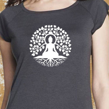 Camiseta ecológica yoga mujer Mayiro