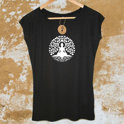 Camiseta ecológica yoga mujer Mayiro