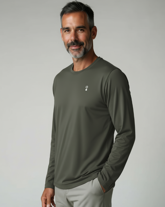 Camiseta de bambú de manga larga Kumu