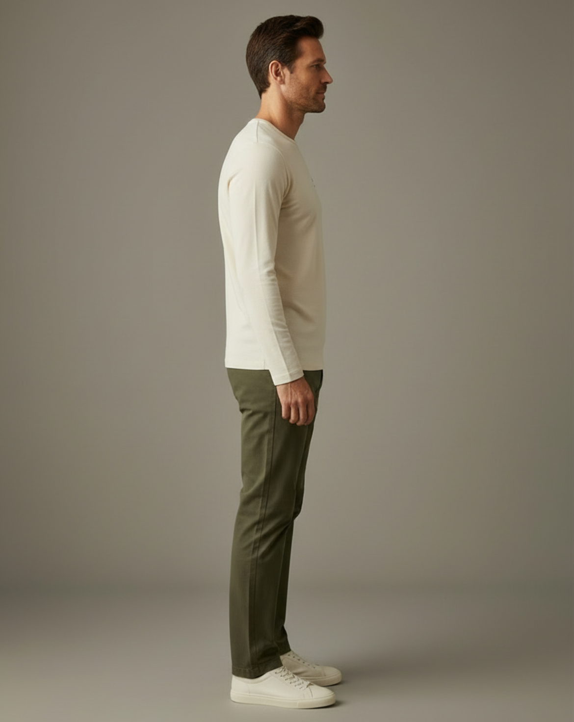 Camiseta de bambú de manga larga Siam