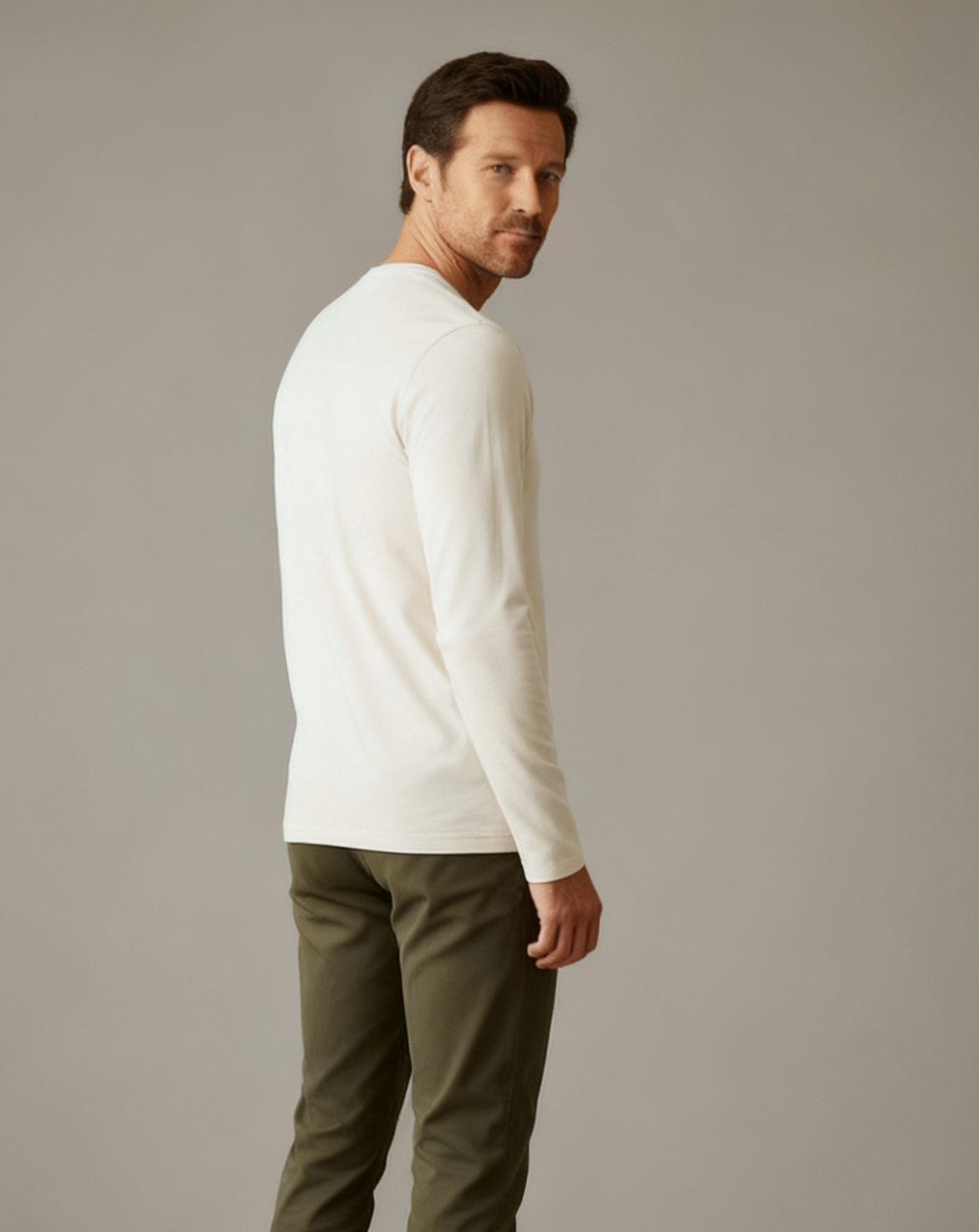 Camiseta de bambú de manga larga Siam