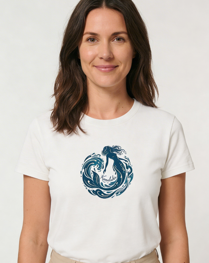 Camiseta de bambú Kanaluha Anak - modelo frente medio cuerpo