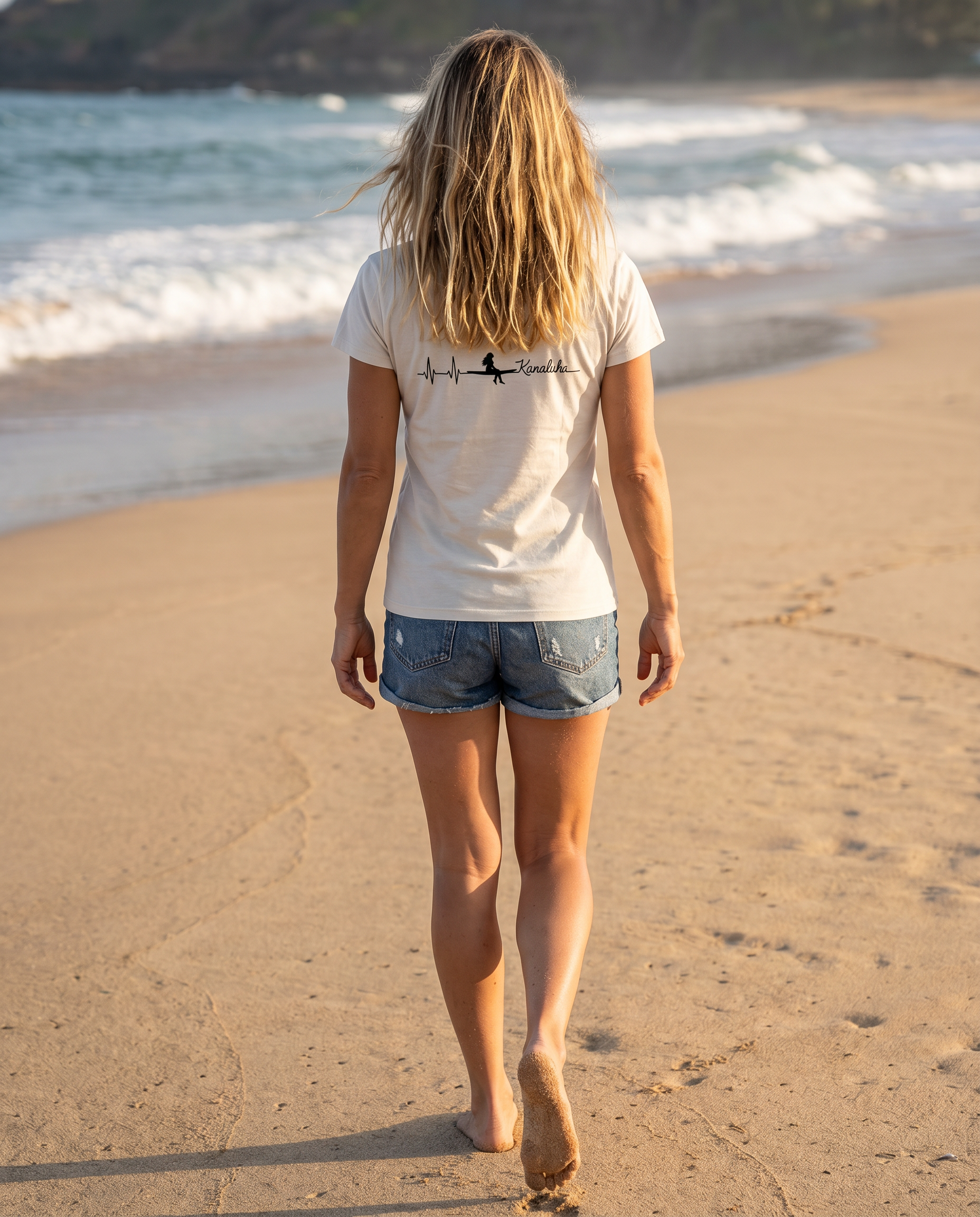Camiseta Mujer Bambú VIBES – Suave, Transpirable, Ligera y de estilo surfero