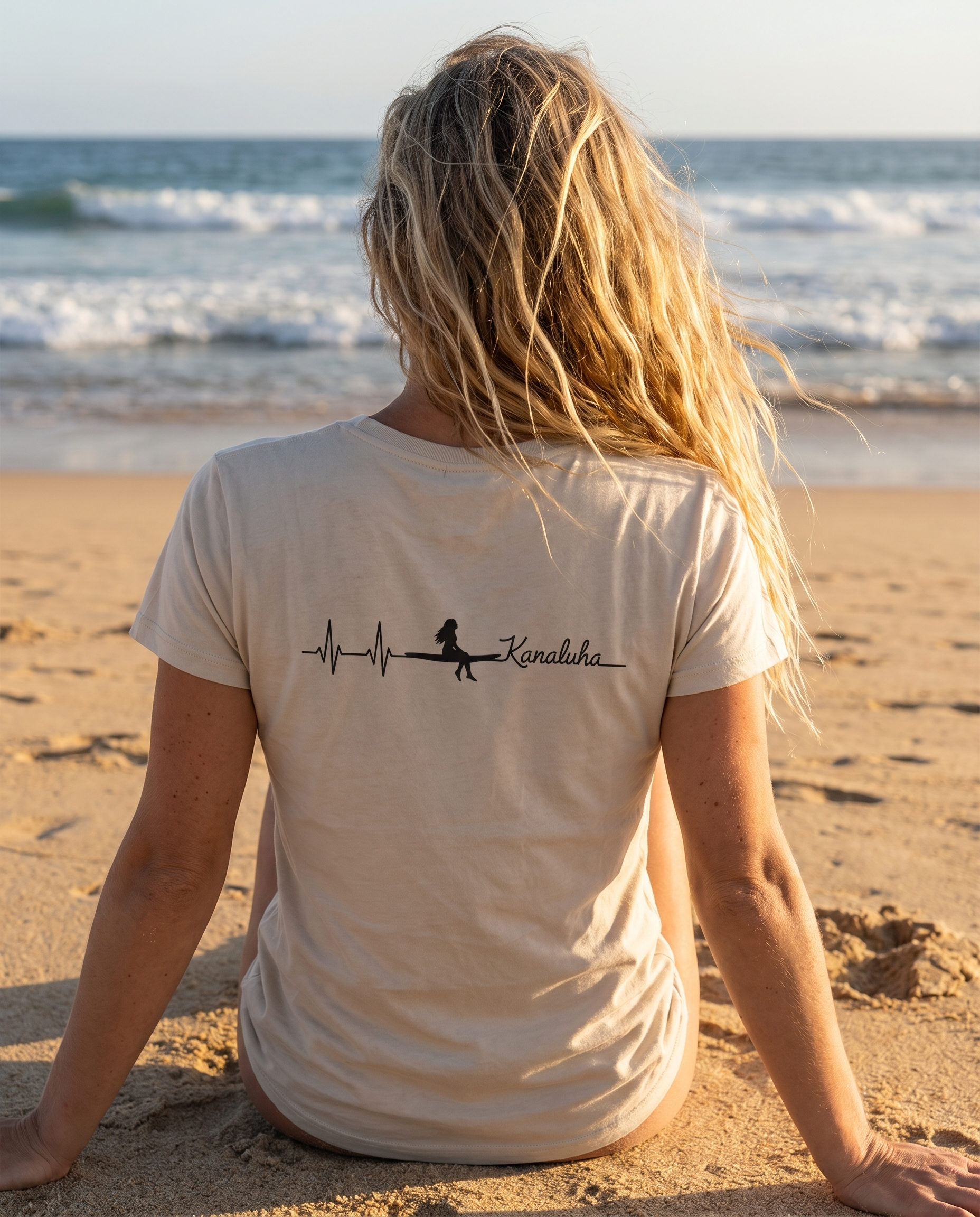 Camiseta Mujer Bambú VIBES – Suave, Transpirable, Ligera y de estilo surfero