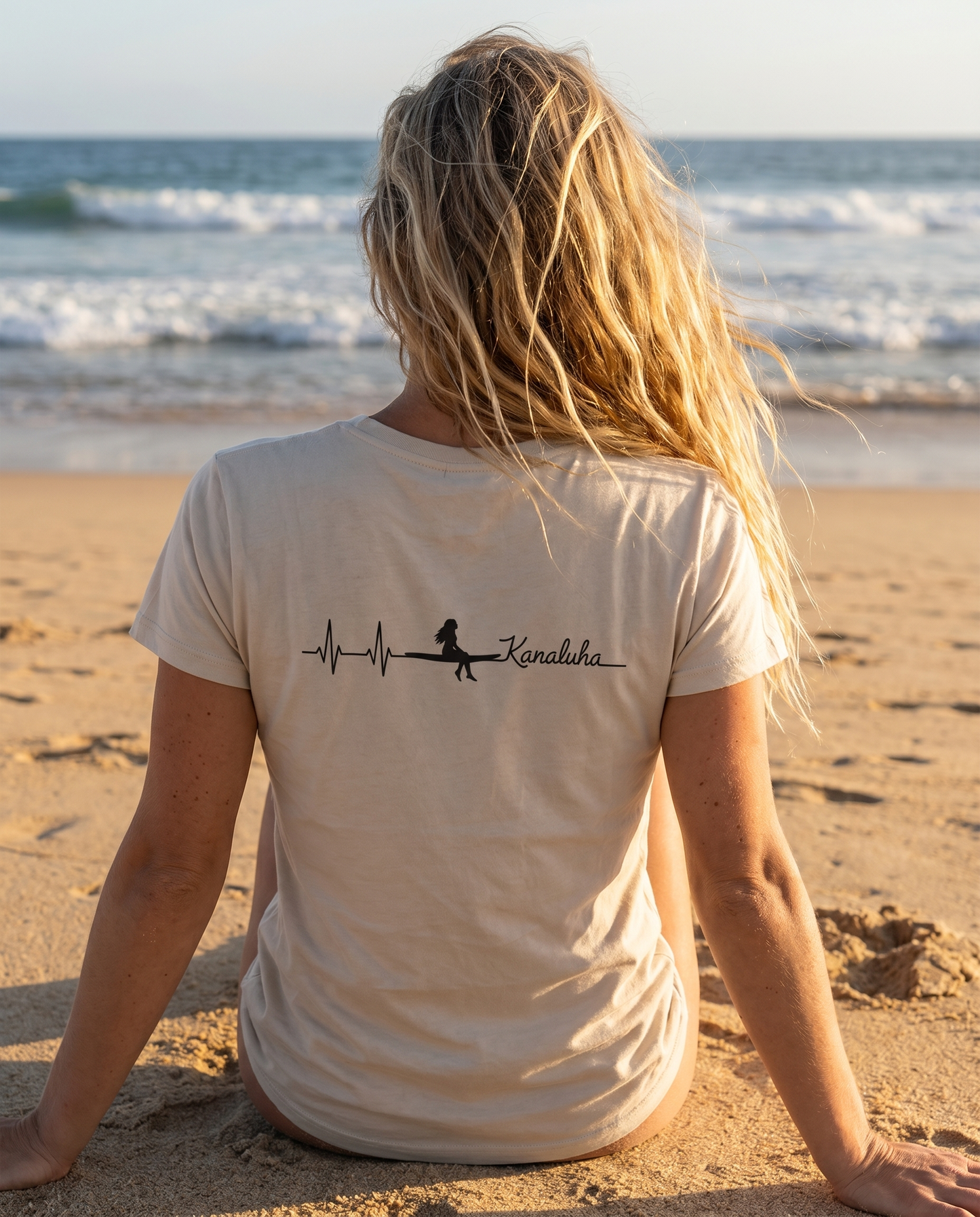 Camiseta Mujer Bambú VIBES – Suave, Transpirable, Ligera y de estilo surfero