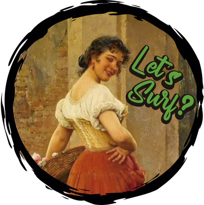 Let's Surf bamboo T-Shirt
