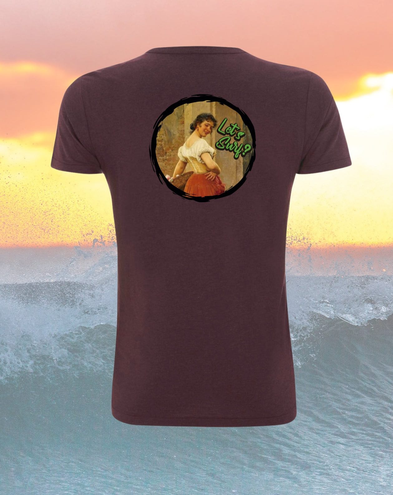 Let's Surf bamboo T-Shirt