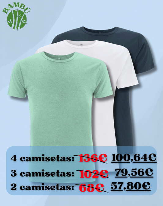 PACK CAMISETAS BÁSICAS