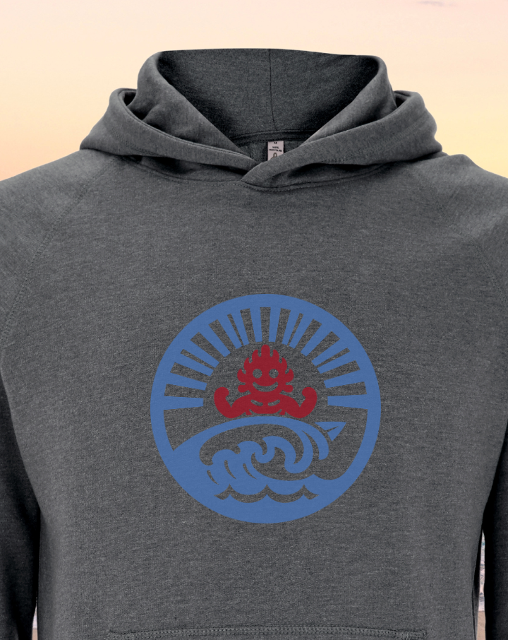 Sudadera de bambú God of Surf | Cómoda, cálida y con diseño de ola japonesa