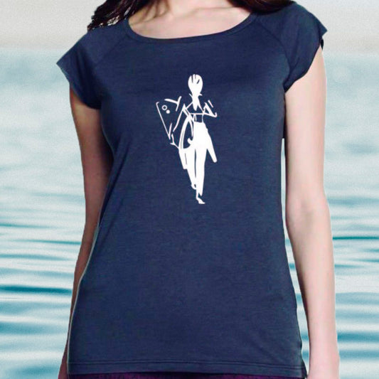 Camiseta ecológica bambú mujer Surfer
