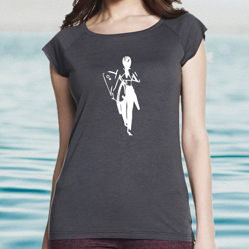 Camiseta ecológica bambú mujer Surfer