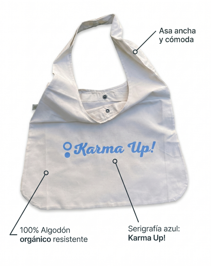 Jumbo · Tote bag grande de algodón orgánico