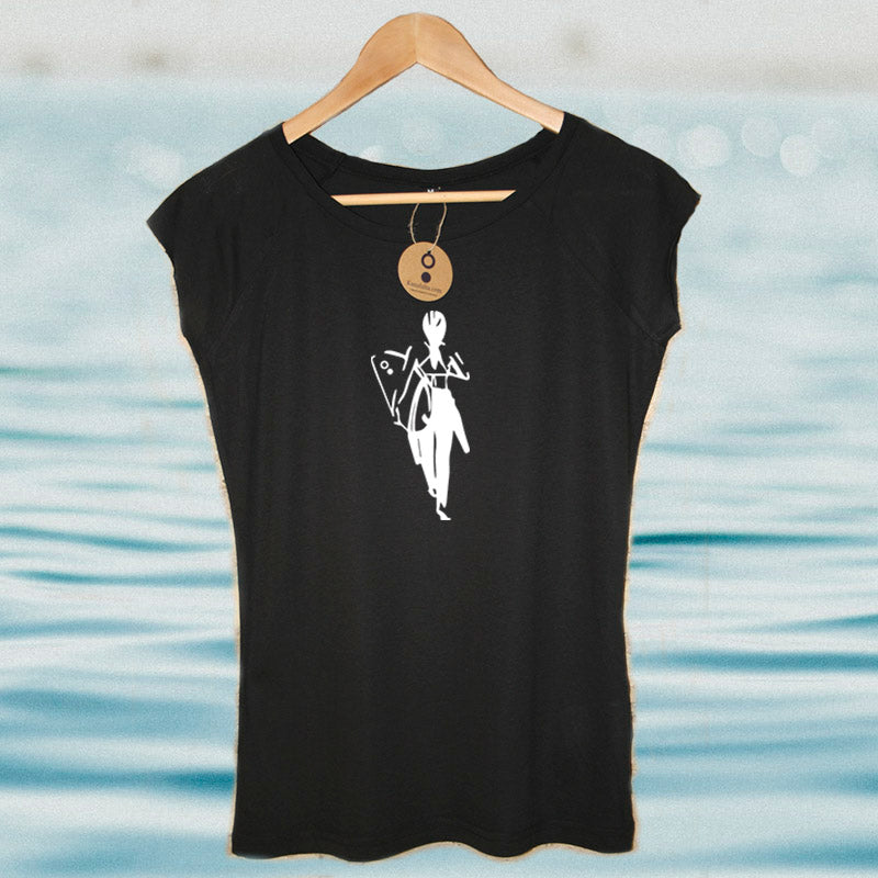 Camiseta ecológica bambú mujer Surfer